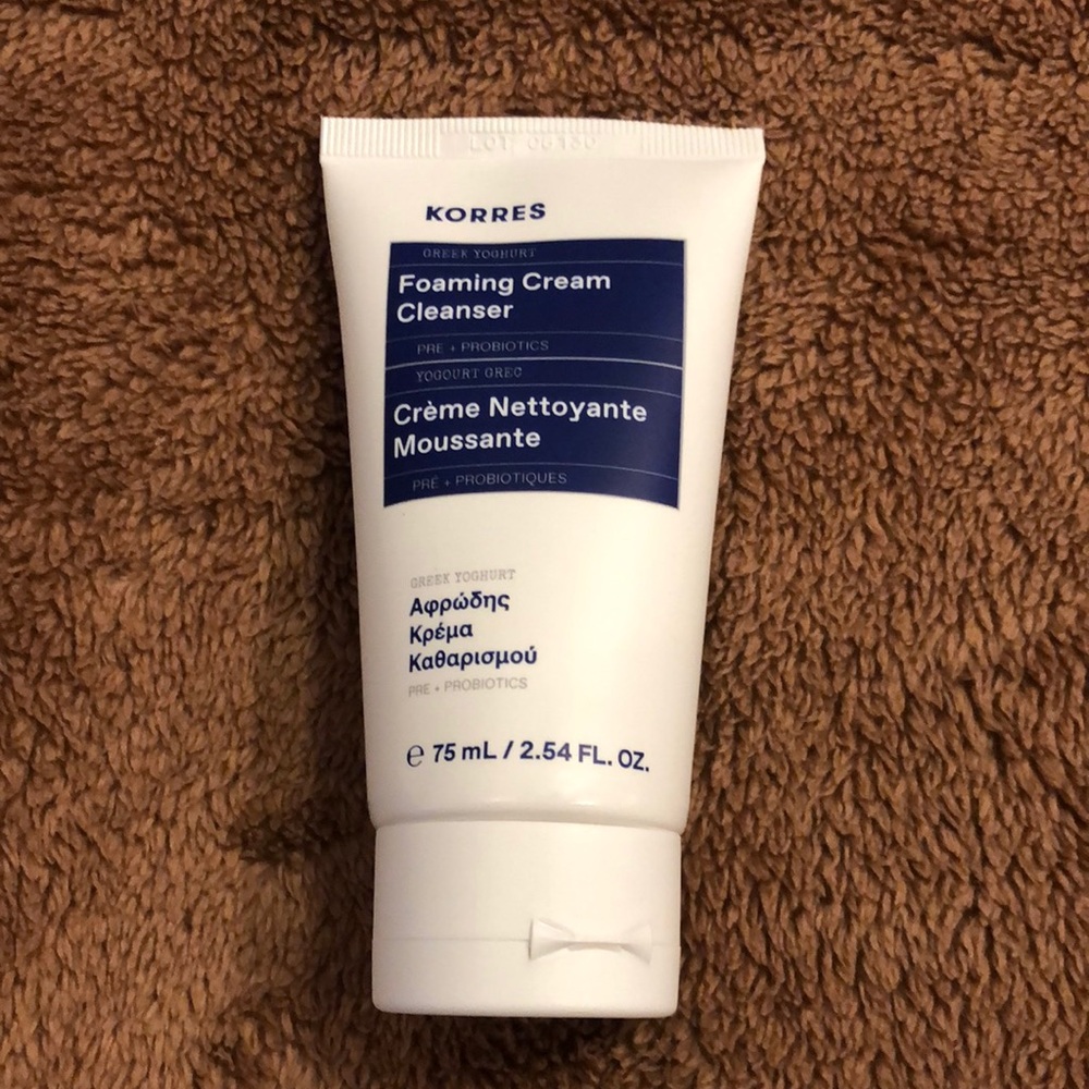 ***free with $10 purchase**** Korres Greek Yoghurt Foaming Cream Cleanser